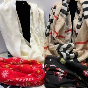 Set of Colorful Scarves